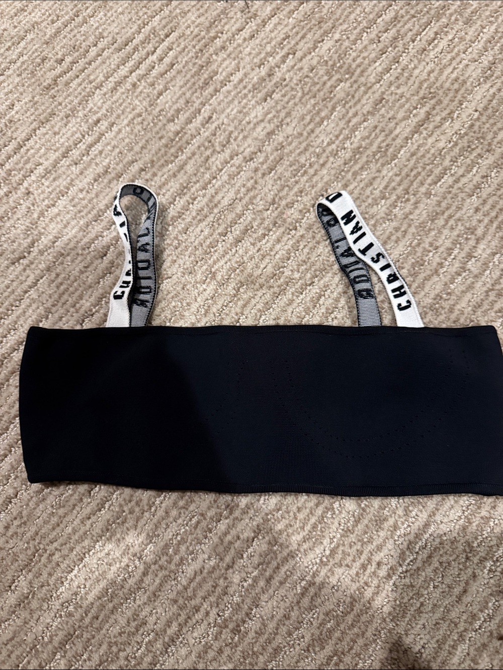 Dior  Black Bralette J'Adior Strap